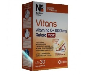 Ns Vitans Vitamina C+ 1000 mg Retard max 30 comprimidos