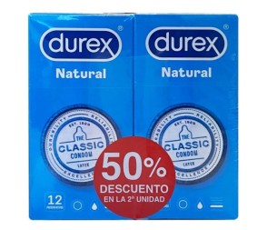 Durex Preservativos Natural Comfort 50% descuento en la...