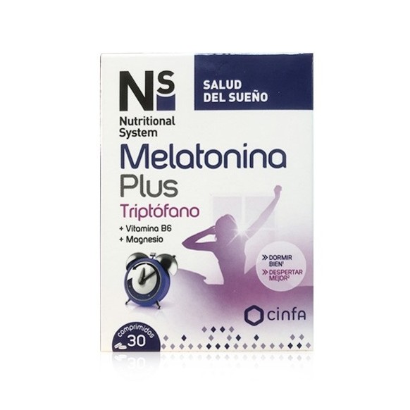 Ns Melatonina Plus Triptófano 30 comprimidos