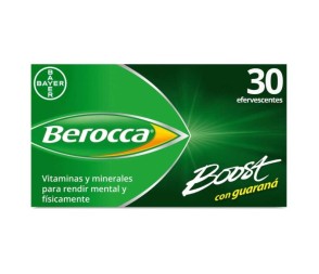 Berocca Boost con Guaraná 30 Comprimidos Efervescentes