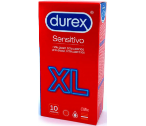 Durex Sensitivo XL Extra Grande 10 Preservativos
