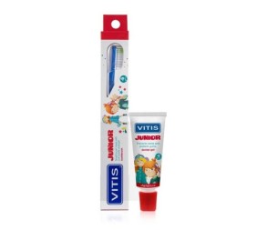VITIS Junior Kit Cepillo Dental + Gel Dentífrico 15ml