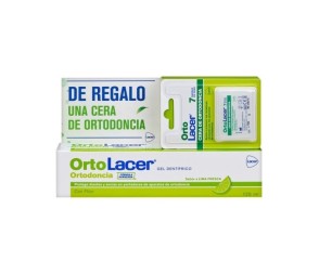 OrtoLacer Gel Dentífrico 125 ml+ Cera de ortodoncia de...