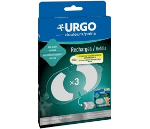 Urgo geles parches de electroterapia recargable 3 unidades