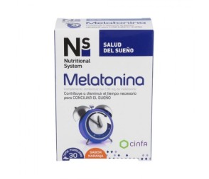 Ns Melatonina 30 comprimidos masticables