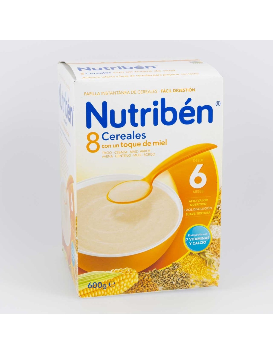 Nutriben 8 cereales y miel 600g - Farmahogar