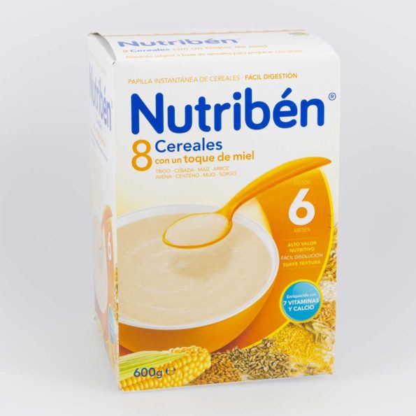 Nutriben 8 cereales y miel 600 g 209825