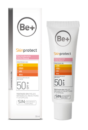 Be+ Skin Protect Piel intolerante - mineral spf50+ 50ml 190308
