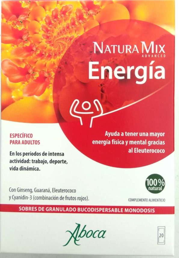 Natura Mix Energia 20 sobres bucodispersable Aboca 196423