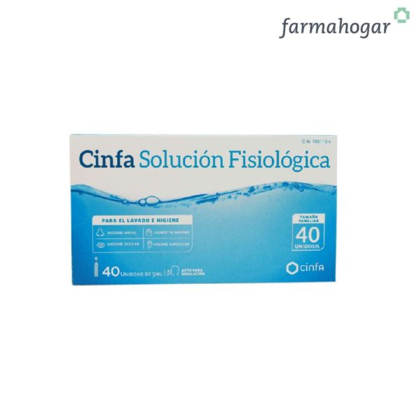 Cinfa – Solución Fisiológica Monodosis 5Ml 40 Unidades 150113