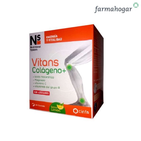 Complemento alimenticio Vitans Colágeno+ 30 U NS 177653