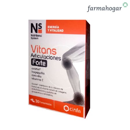 Complemento alimenticio Vitans Articulaciones Forte 30 U NS 182638