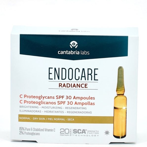 Endocare Radiance C Proteoglicanos SPF30+ Ampollas 10×2 ml
