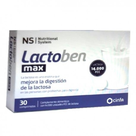 ns-lactoben-max-30-comprimidos-forte-cinfa