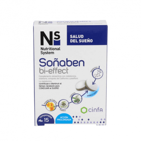 sonaben-bi-effect-con-melatonina-15-comprimidos-ns-cinfa
